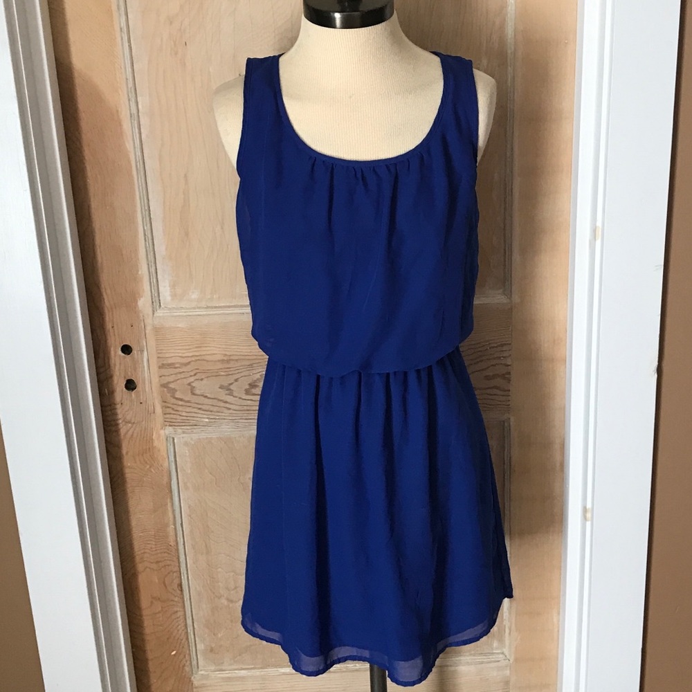 Cobalt blue summer dress